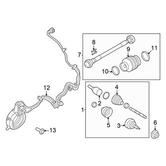 Ford OE - Front Suspension - Drive Axles (4WD)