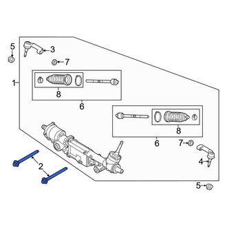 Ford OE - Rack and Pinion Bolt