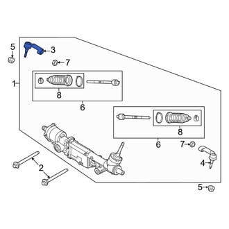 Ford OE - Left Outer Steering Tie Rod End