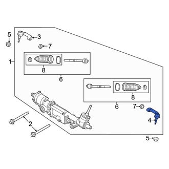 Ford OE - Inner Steering Tie Rod End