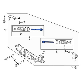 Ford OE - Left Outer Steering Tie Rod End