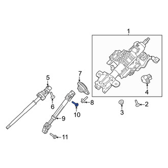 Ford OE - Center Steering Shaft Bolt