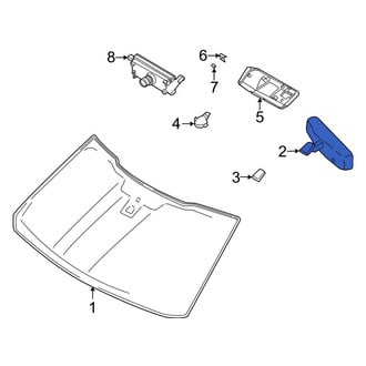 Ford OE - Front Interior Rear View Mirror