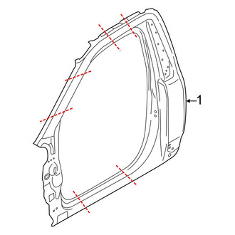 Ford OE - Cab - Aperture Panel (Regular Cab), (Regular Cab)
