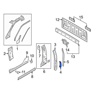 Ford OE - Front Door Lock Striker Plate