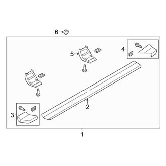 Ford OE - Cab - Running Board (Angular), (Lariat / XLT SuperCab)