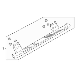 Ford OE - Cab - Running Board (Accessory, Type 2), (SuperCab)