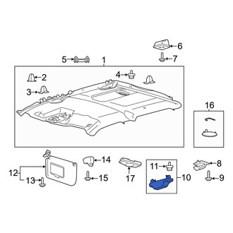 Ford OE - Right Door Lock Striker Cover