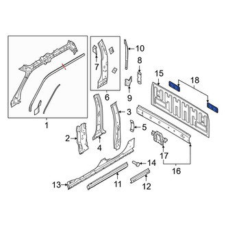 Ford OE - Rear Quarter Panel Vent