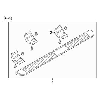 Ford OE - Cab - Running Board (Platform), (XL / XLT SuperCrew)