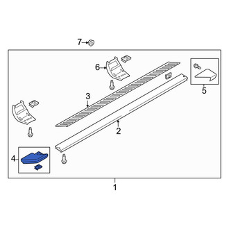 Ford OE - Front Left Running Board End Cap