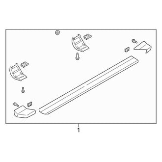 Ford OE - Cab - Running Board (Accessory), (King Ranch / Lariat / Limited / Platinum / Police Responder / SSV / Tremor / XL / XLT SuperCrew)