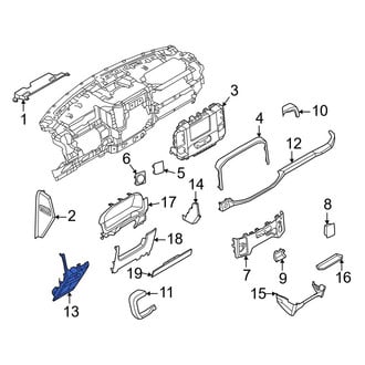 Ford OE - Left Instrument Panel Cover Cap