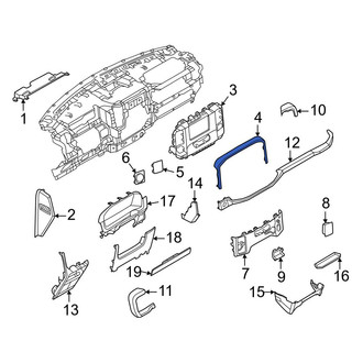 Ford OE - Right Instrument Panel Molding