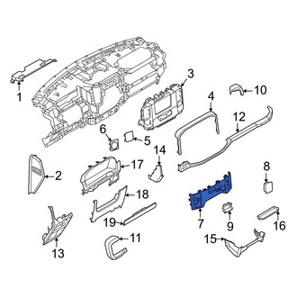 Ford OE - Center Lower Instrument Panel Trim Panel