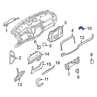 Ford OE - Right Instrument Panel Molding