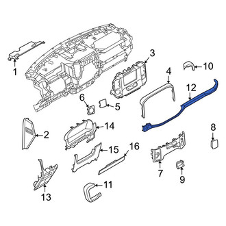 Ford OE - Right Instrument Panel Molding