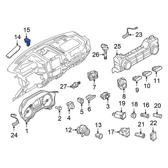 Ford OE - Sun Load Temperature Sensor