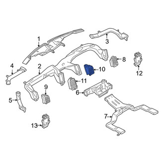 Ford OE - Right Inner Dashboard Air Vent