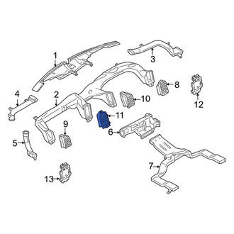 Ford OE - Left Inner Dashboard Air Vent