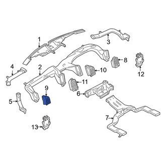 Ford OE - Front Left Outer Dashboard Air Vent