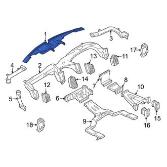 Ford OE - Dashboard Air Vent Trim