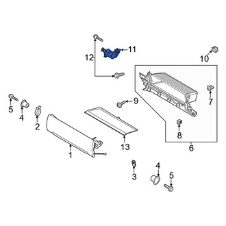 Ford OE - Front Upper Glove Box Latch