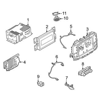 Ford OE - Instrument Panel - Sound System (Receivers & Controls)