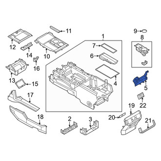 Ford OE - Center Console Trim Panel