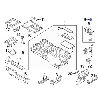 Ford OE - Front Console Cup Holder