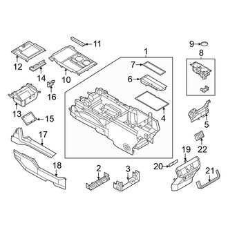 Ford OE - Front Console (Lower Console, With Console Shifter)