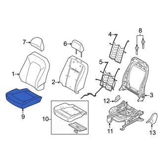 Ford OE - Front Left Seat Cover