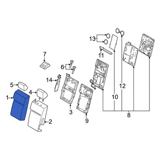 Ford OE - Front Seat Back Cushion Cover