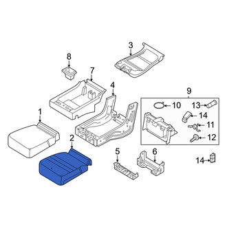 Ford OE - Front Center Seat Cushion Foam
