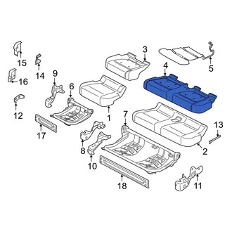 Ford OE - Front Left Seat Cushion Foam
