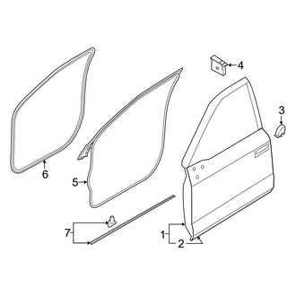 Ford OE - Front Door - Door & Components