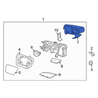 Ford OE - Front Right Door Mirror Cover