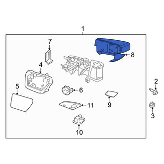 Ford OE - Front Right Door Mirror Cover