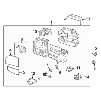 Ford OE - Right Outer Park Assist Camera Bracket