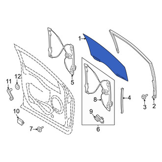 Ford OE - Front Right Door Glass