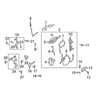 Ford OE - Front Door - Lock & Hardware