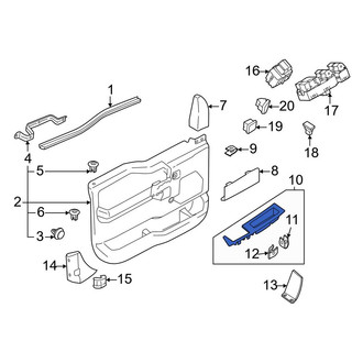 Ford OE - Front Left Door Switch Trim Panel