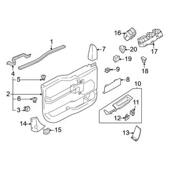 Ford OE - Front Door - Interior Trim (Power Window)