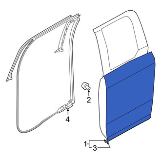 Ford OE - Rear Right Outer Door Outer Panel