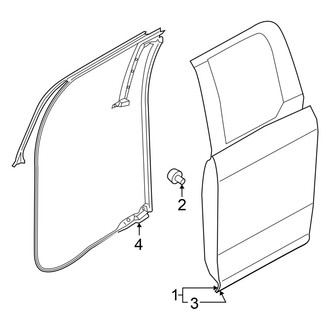 Ford OE - Rear Door - Door & Components (SuperCab)