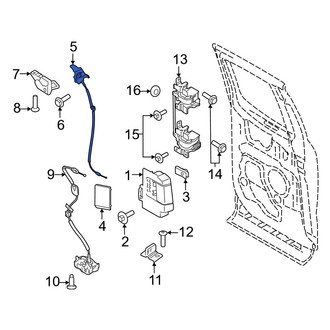 Ford OE - Front Left Door Latch Assembly