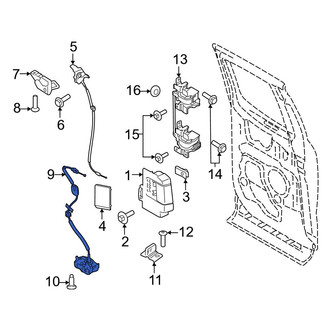 Ford OE - Rear Left Lower Door Latch Assembly