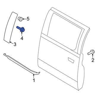 Ford OE - Door Applique Screw