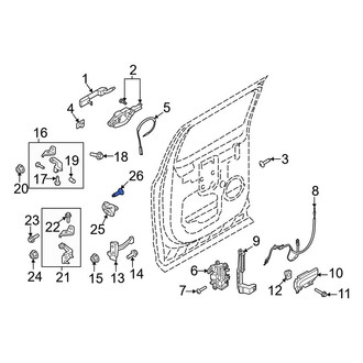 Ford OE - Door Lock Striker Plate Bolt