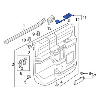 Ford OE - Rear Left Door Window Switch Bezel